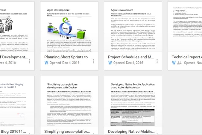 I will write blog posts or articles about software development