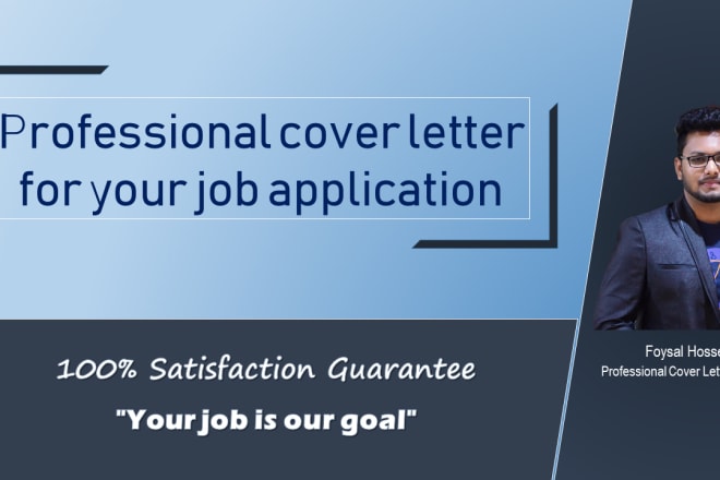 I will write cover letter for your job application