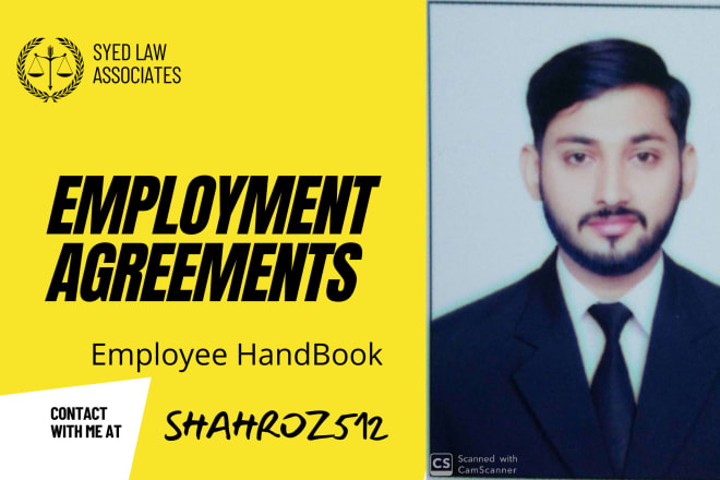 I will write employment agreements for your employees