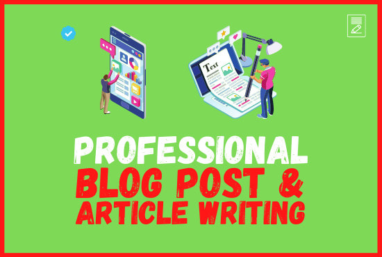 I will write english SEO optimised articles and blog posts