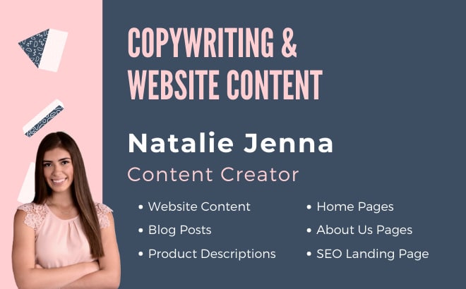 I will write professional website content and copywriting