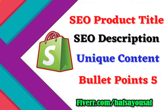 I will write SEO optimized product description