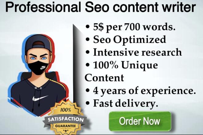 I will write unique SEO content, articles and blogs