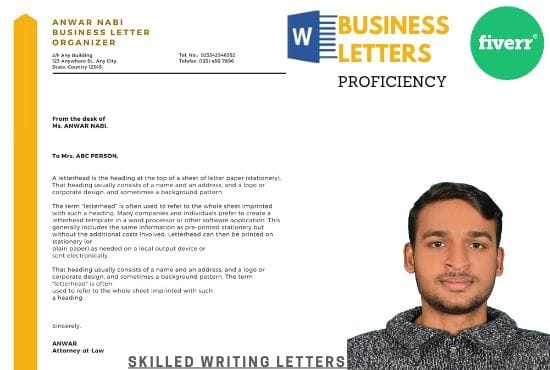 I will write your professional business sales letter, email writing