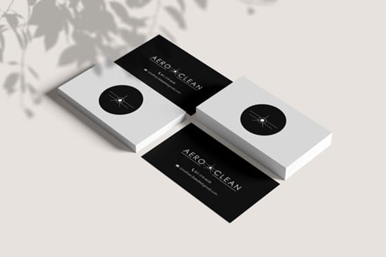 Our studio will create flat minimalist logo design and business card