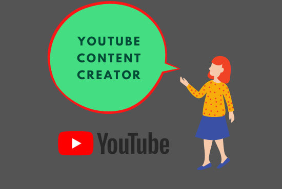 I will be your youtube content creator and video editor