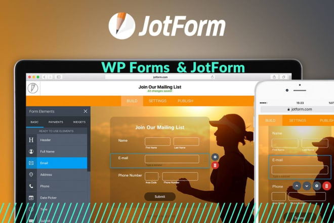 I will create smart and responsive jotform and typeform for you