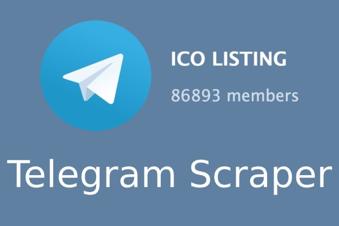 I will do 10k telegram scraper from targeted group