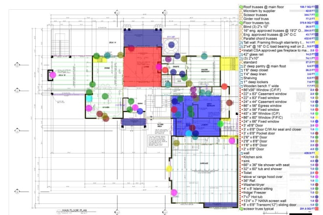 I will do building estimation and material takeoff