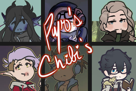 I will draw your character as a chibi
