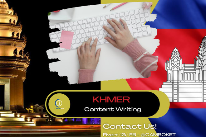 I will write khmer content for your media page