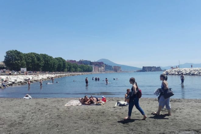 I will write your company name on the sand in the gulf of naples