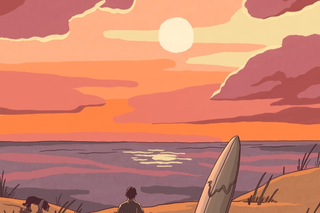 I will create a beautiful lofi chillhop album or single cover art