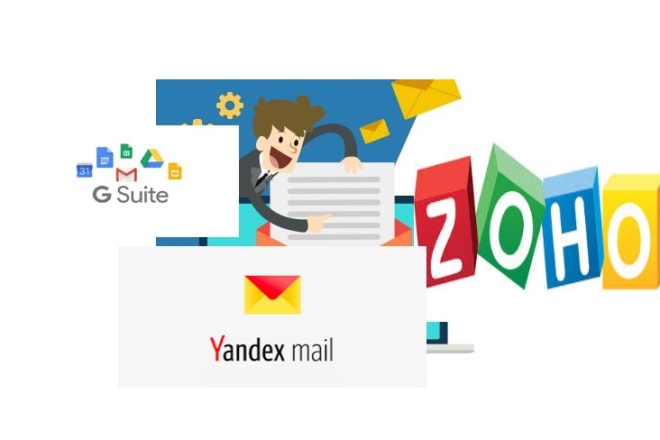 I will setup your business email with gsuite or zoho