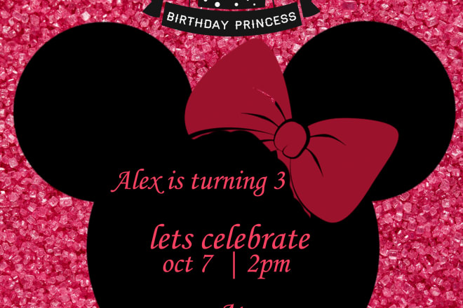 I will make birthday invitation cards