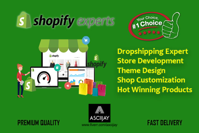 I will create a winning shopify store with hot products