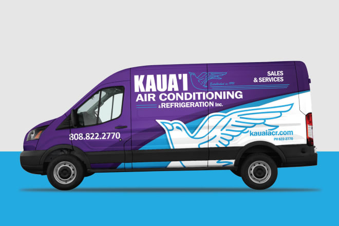 I will design amazing car wrap, van wrap and vehicle wrap