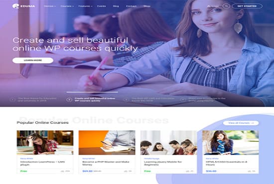 I will develop thinkific, teachable, kajabi online course website