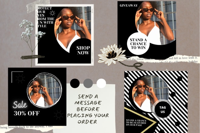 I will design social media content for your business