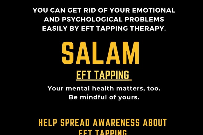 I will teach you tapping to clear fear phobia and negative emotion